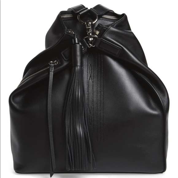 All Saints Handbags - All saints Cooper Lea Calfskin Leather Backpack
